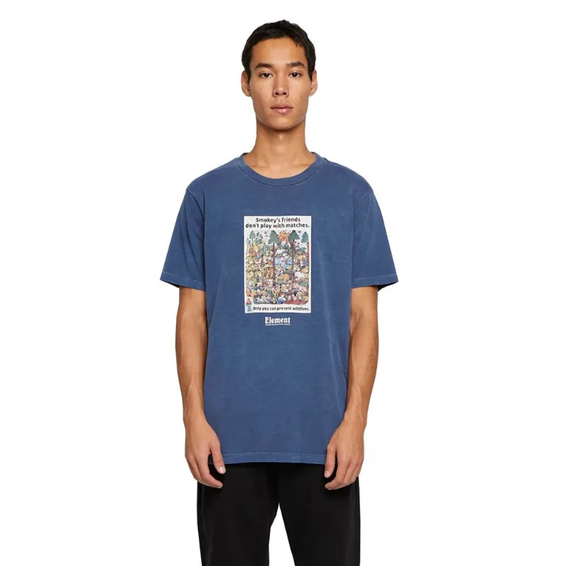 Camiseta Element M/C Sbxe Prevent Marinho M