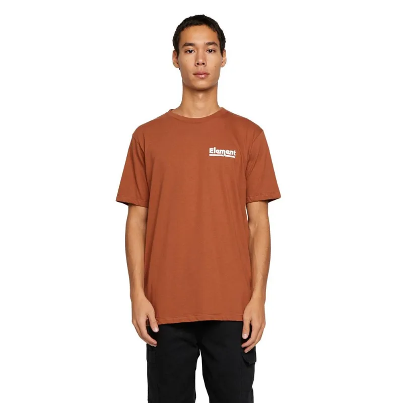 Camiseta Element M/C Sunup-Marrom-P