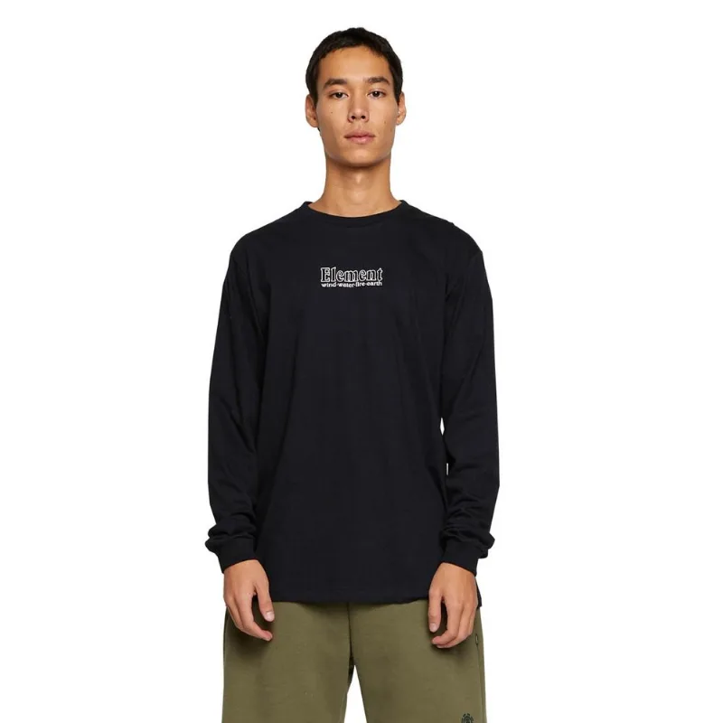 Camiseta Element M/L Dial Ls Preto G