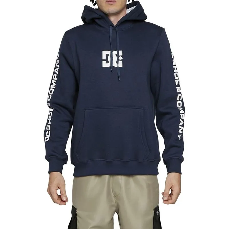 Moletom DC Shoes Canguru DCShoecousa Sleeve WT24 Marinho P / azul-escuro
