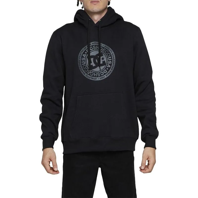 Moletom DC Shoes Canguru DC Circle Star 280G WT24 Preto G / preto