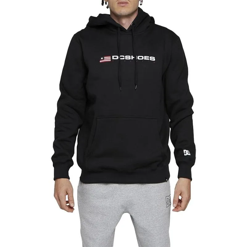 Moletom DC Shoes Canguru Athletic USA 305G WT24 Preto GG / preto