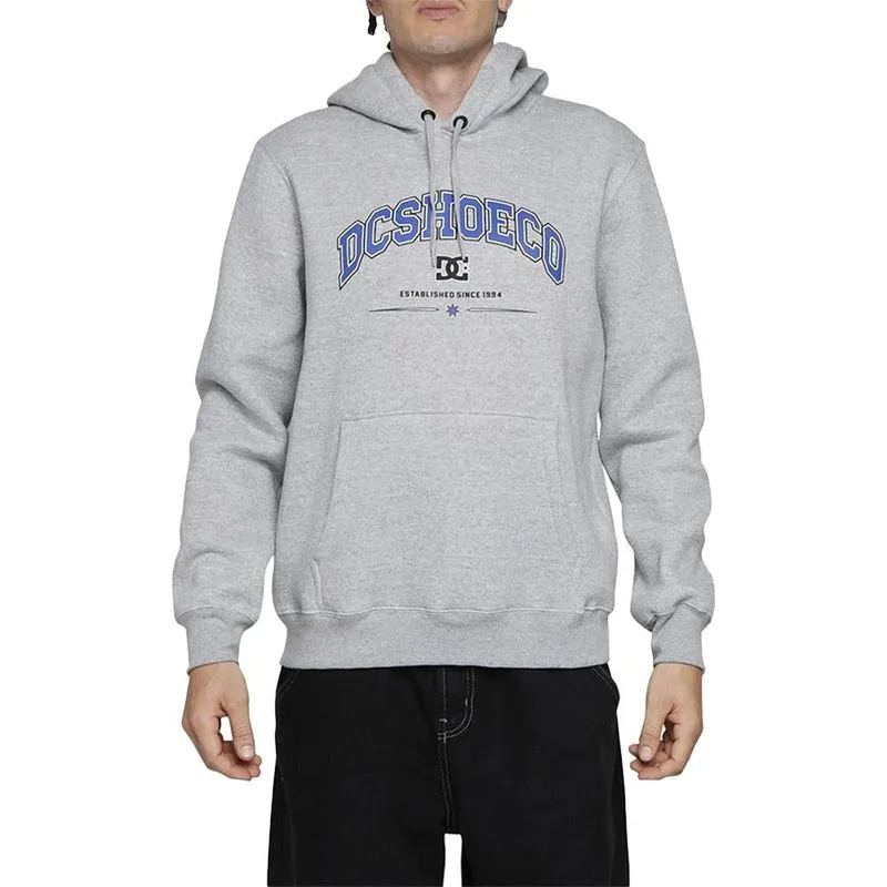Moletom DC Shoes Canguru Orientation 305G WT24 Cinza Mescla P / cinza