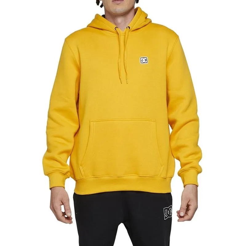 Moletom DC Shoes Canguru Rubber Label 305G WT24 Amarelo G / amarelo