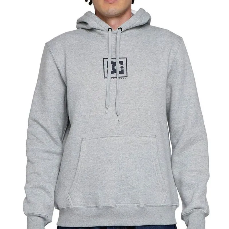 Moletom DC Shoes Canguru Heritage 305G WT24 Cinza Mescla G / cinza