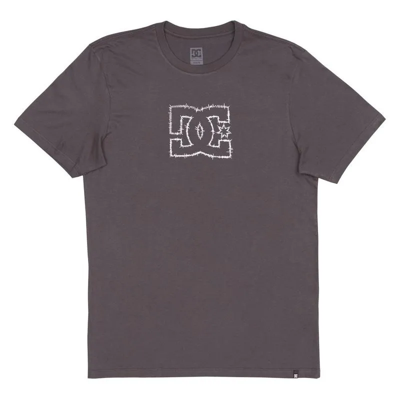 Camiseta DC Shoes Stitched Star WT24 Masculina Cinza Escuro GG / chumbo