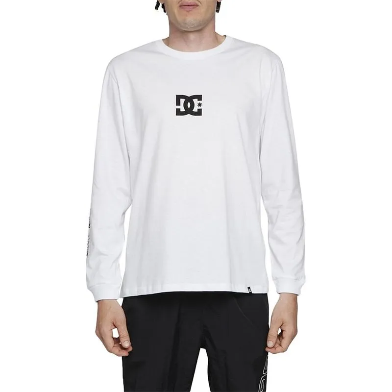 Camiseta DC Shoes Manga Longa Minimal Stripe WT24 Branco P / branco