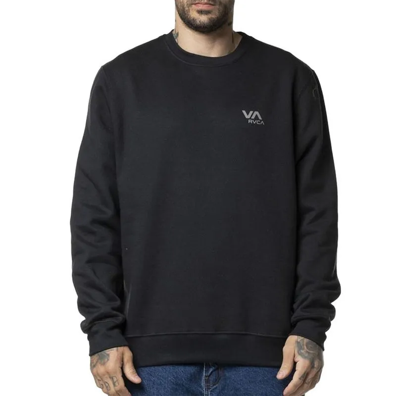 Moletom RVCA Careca Strange Times Raglan 290 WT24 Preto GG / preto