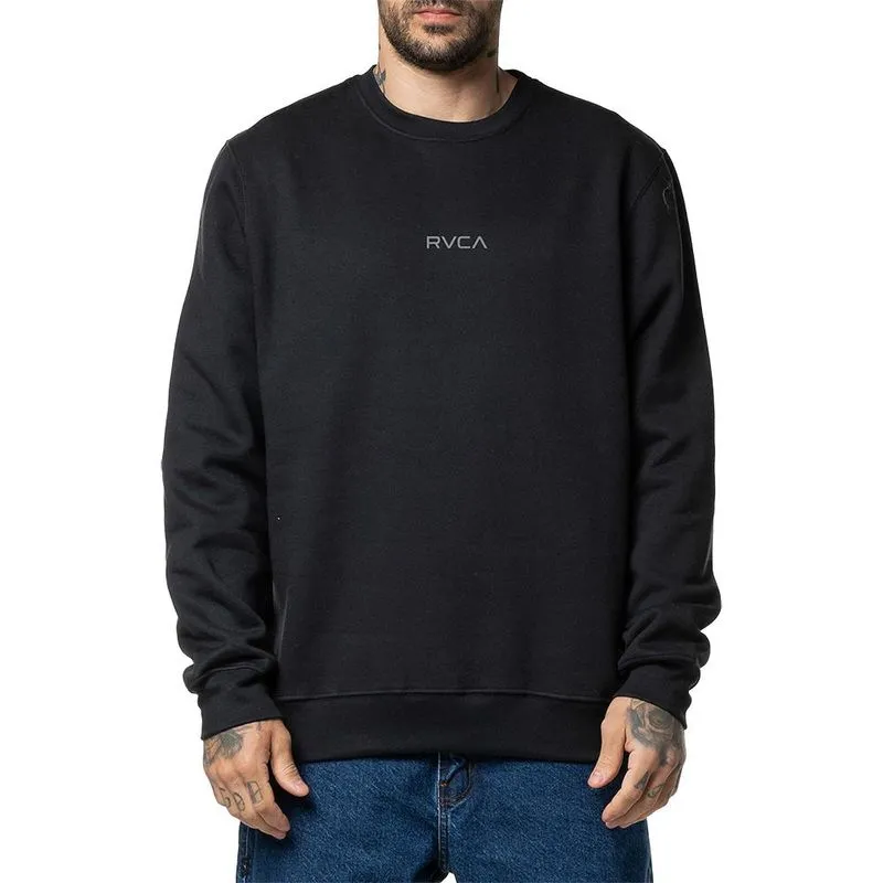 Moletom RVCA Careca Campus II 305G Plus Size WT24 Preto 3G / preto