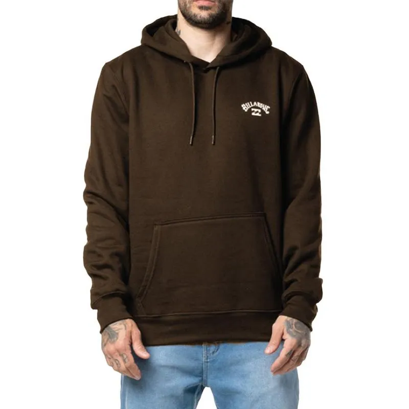Moletom Billabong Canguru Small Arch 280G WT24 Marrom GG / marrom