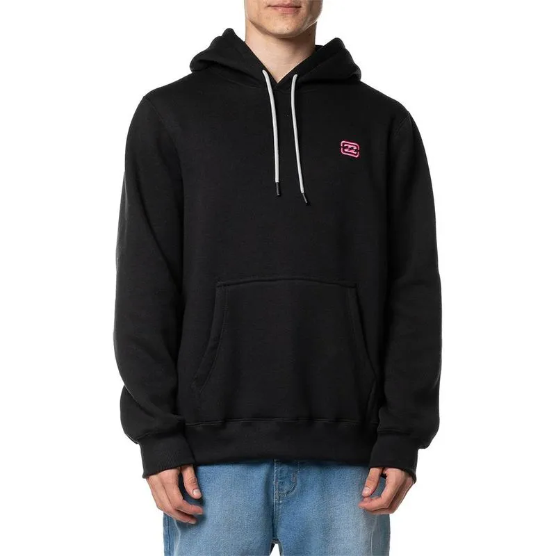Moletom Billabong Canguru Bracket Wave 305GRM WT24 Preto P / preto