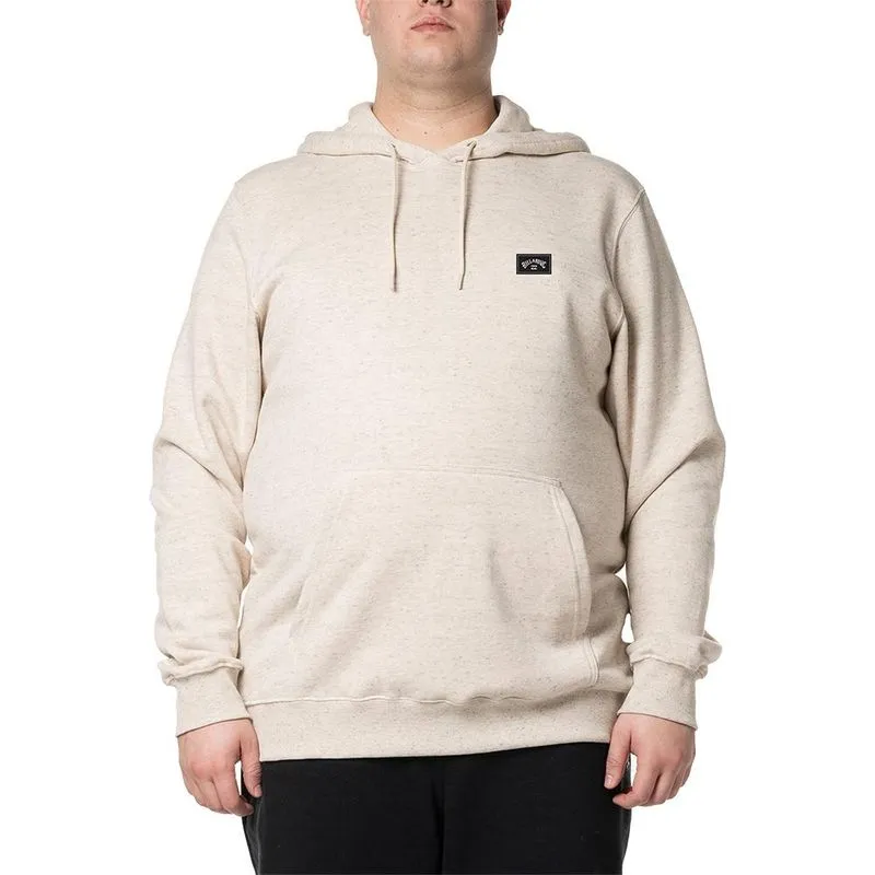 Moletom Billabong Canguru Icon Rubber Patch Plus Size Areia 3G / bege