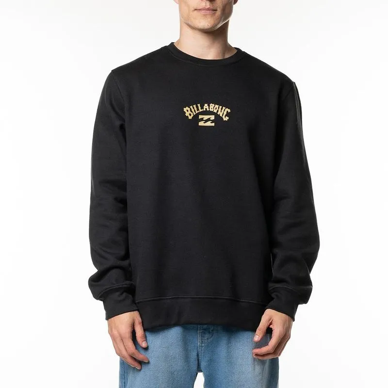 Moletom Billabong Careca Mid Arch 280G WT24 Preto GG / preto