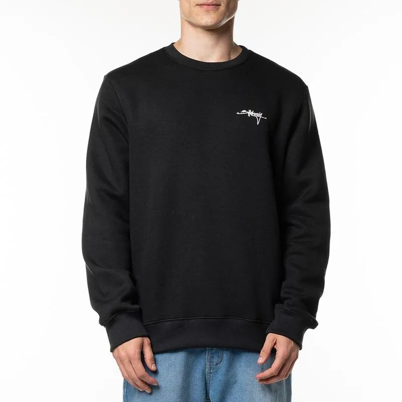 Moletom Billabong Careca Signature 305G WT24 Preto GG / preto