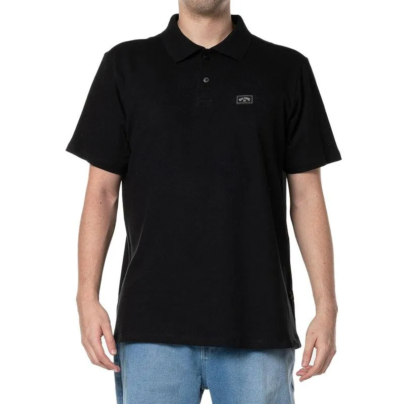 Camisa Billabong Polo Arch Crew Polo WT24 Masculina Preto M / preto