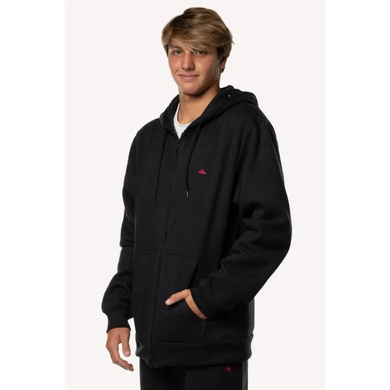 Moletom Quiksilver Aber Embroidery 280G Preto-Preto-M - Quiksilver