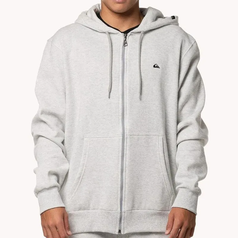 Moletom Quiksilver Aberto Embroidery 280G WT25 Cinza Claro G / cinza