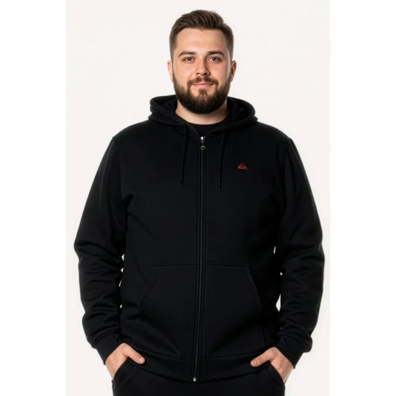Moletom Quiksilver Embroidery 280g Ps Preto Moletom Quiksilver Aber Embroidery 280G Ps Preto-4G