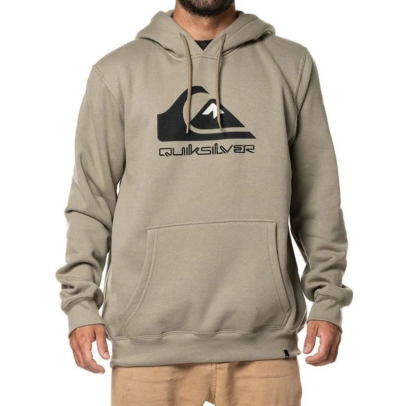 Moletom Quiksilver Canguru Full Logo 280G WT24 Caqui P / bege