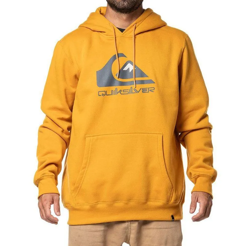 Moletom Quiksilver Canguru Full Logo 280G WT24 Mostarda G / amarelo