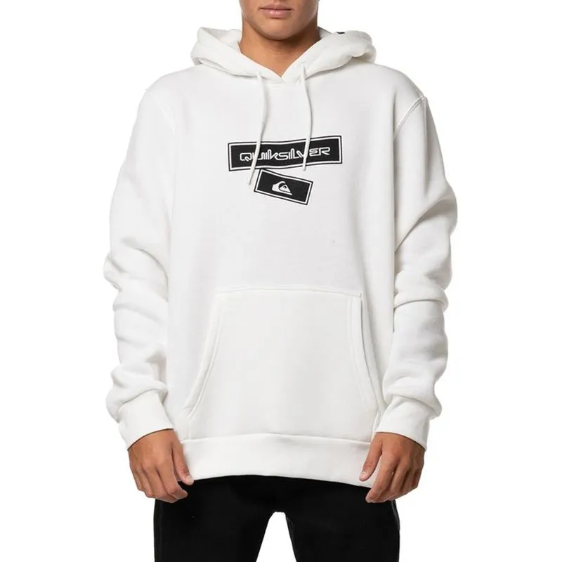 Moletom Quiksilver Canguru Quik Box 305G WT24 Branco G / branco