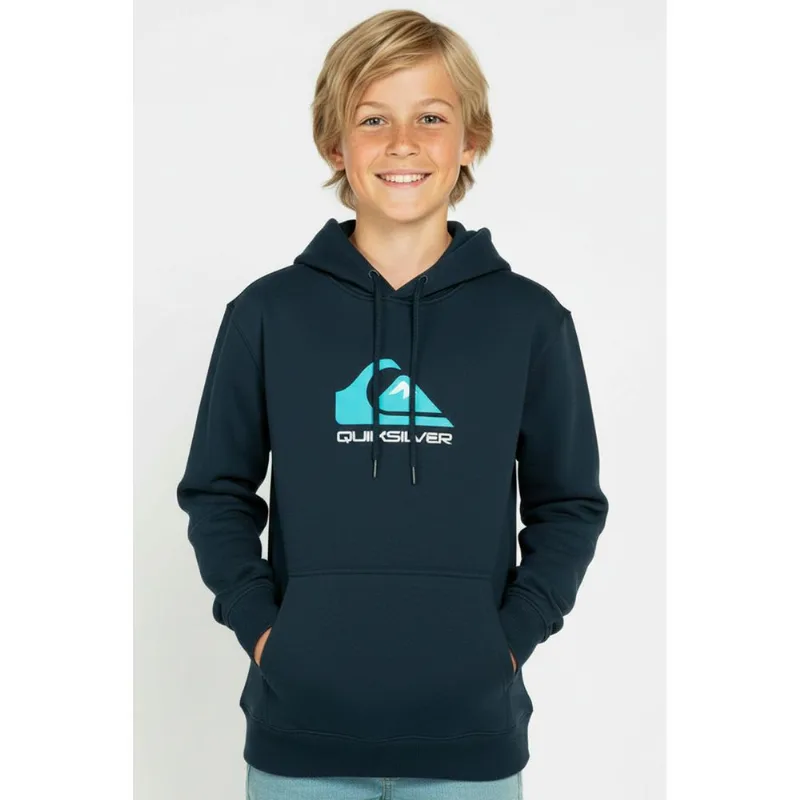 Moletom Quiksilver Fech Full Logo 280G Kd Marinho-Marinho-4