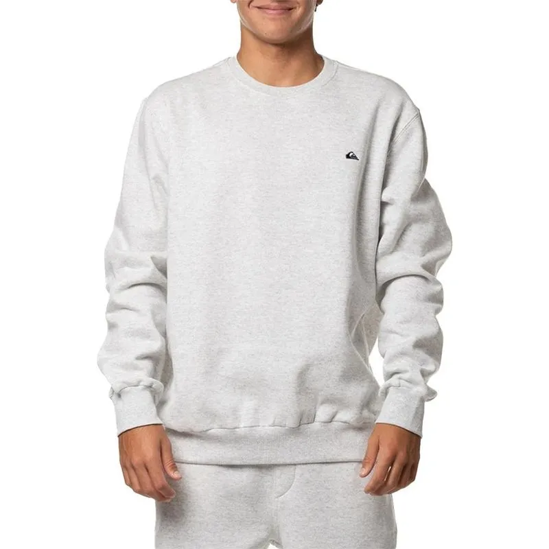 Moletom Quiksilver Careca Embroidery 280G WT24 Cinza Claro G / cinza