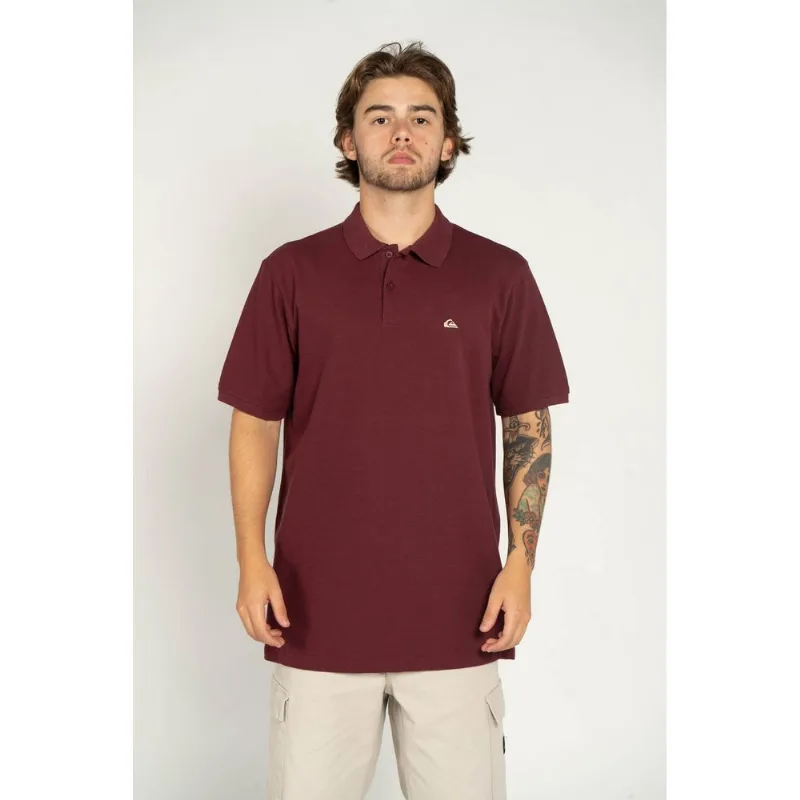 Polo Quiksilver M/C Embroidery Piquet Vinho-M