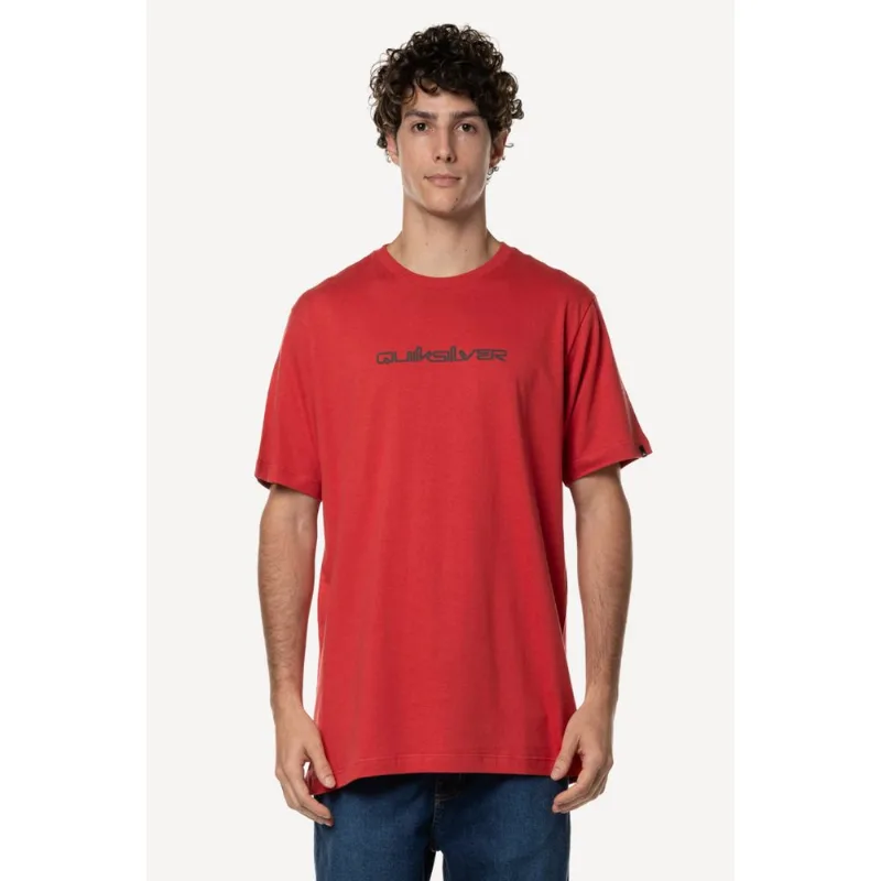 Camiseta Quiksilver M/C Omni Font Vermelho-Vermelho-P