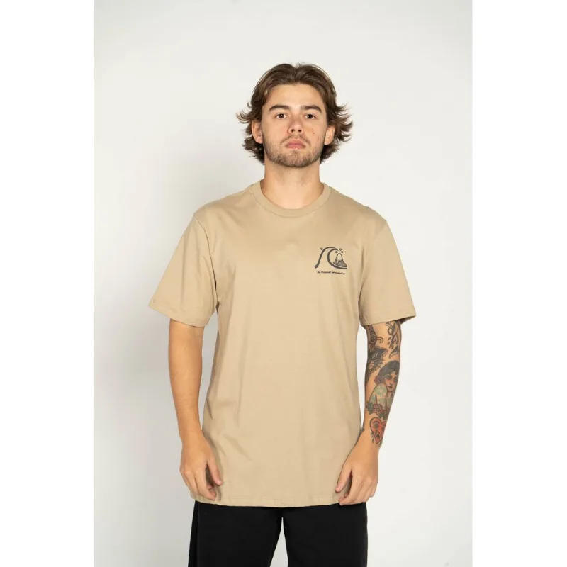 Camiseta Quiksilver M/C The Original Areia-Areia-G - Quiksilver