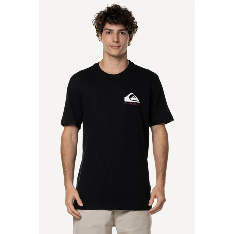 Camiseta Quiksilver M/C Omni Logo Preto-Preto-M