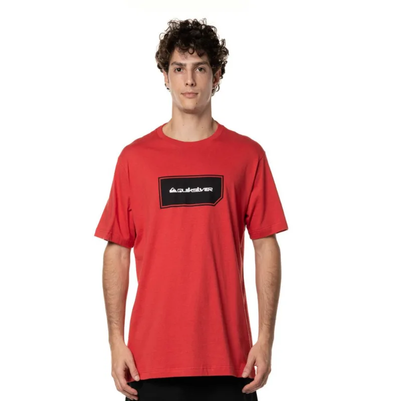 Camiseta Quiksilver M/C Omni Shape Vermelho-Vermelho-M