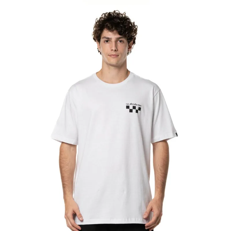 Camiseta Quiksilver M/C Five Blocks Branco-P
