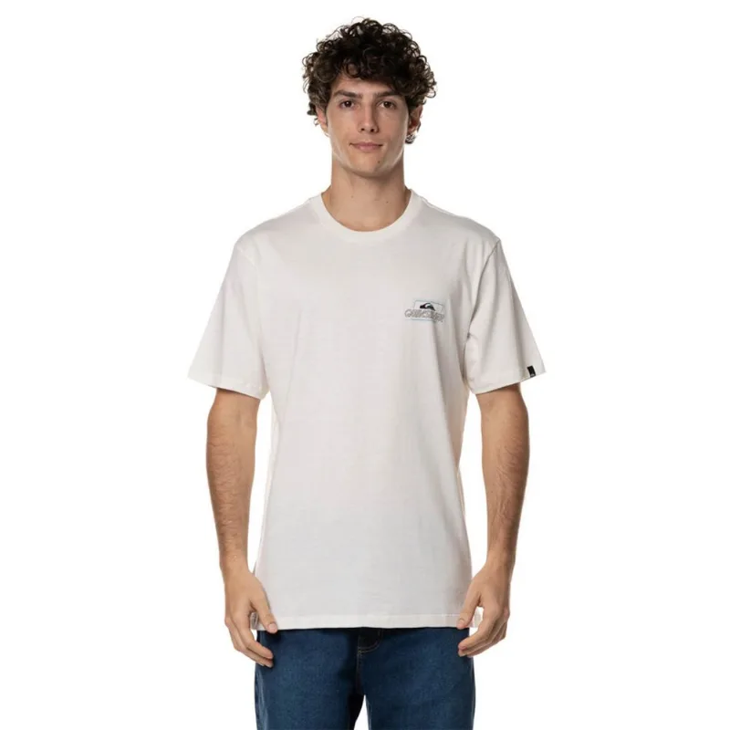 Camiseta Quiksilver M/C Line By Line Off White-Off White-M