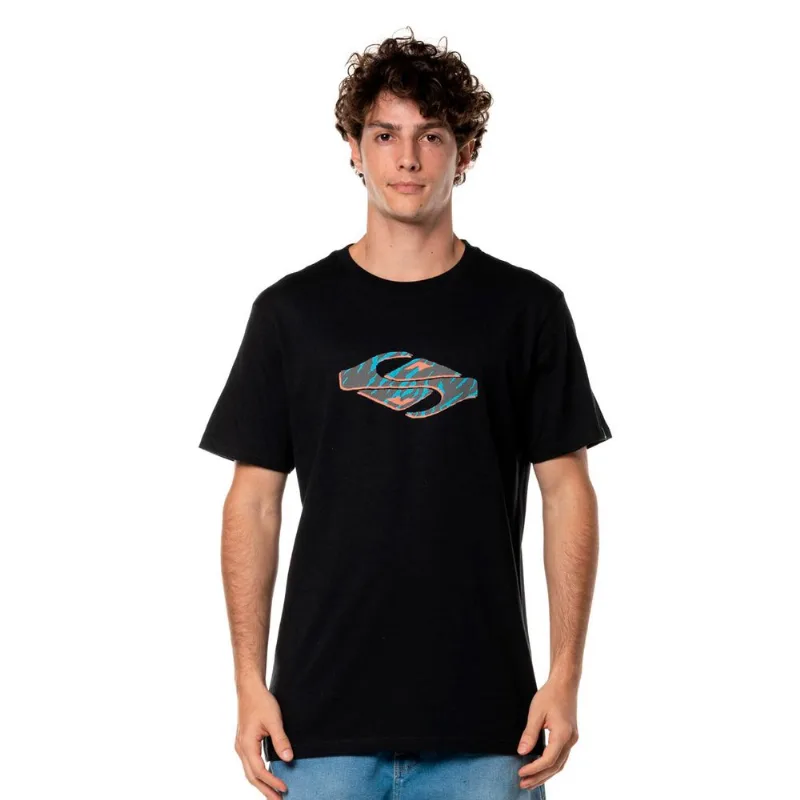 Camiseta Quiksilver M/C Surf Safari Preto-M