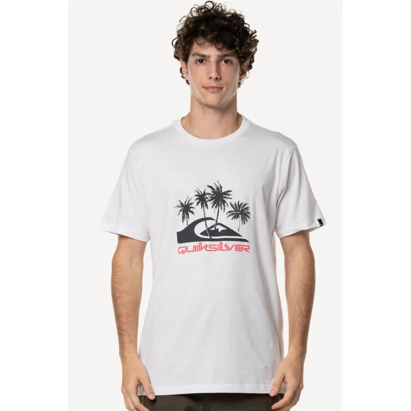 Camiseta Quiksilver M/C Baikadam Branco-G - Quiksilver