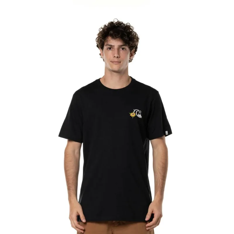 Camiseta Quiksilver M/C Spaceman Preto-Preto-G
