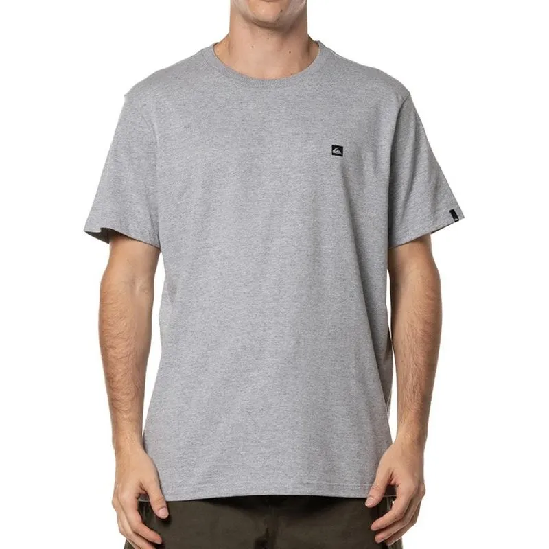 Camiseta Quiksilver Transfer Square WT24 Masculina Cinza P / cinza
