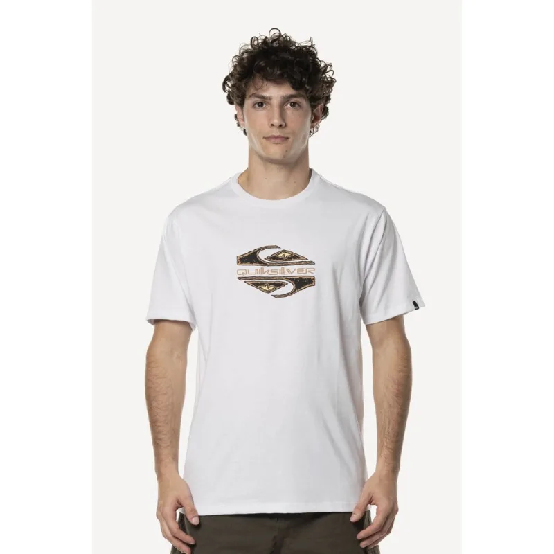 Camiseta Quiksilver M/C Diamond Branco-Branco-Gg