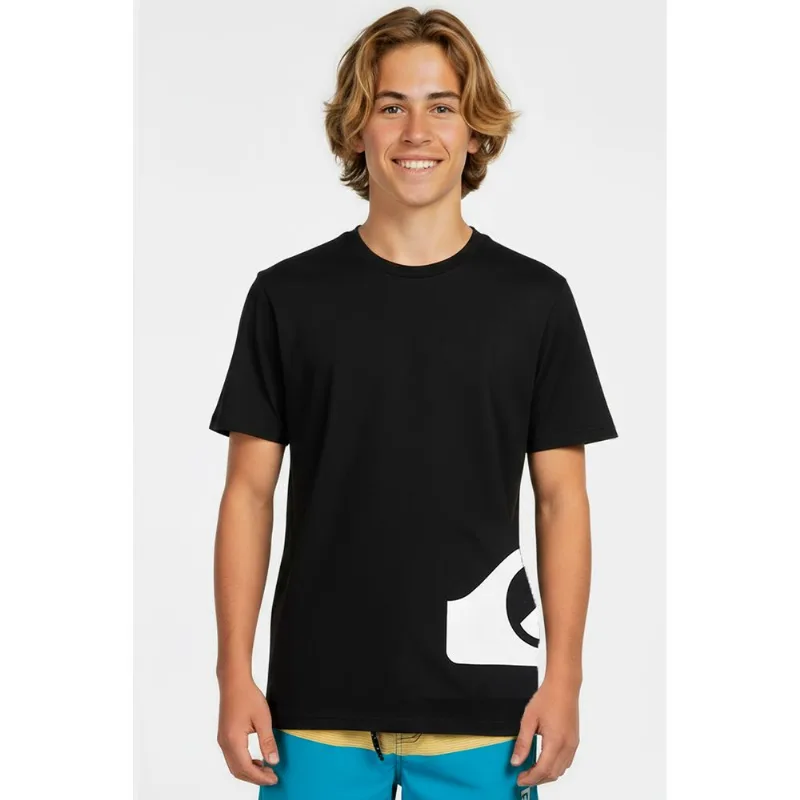 Camiseta Quiksilver M/C Side Logo Tn Preto-10