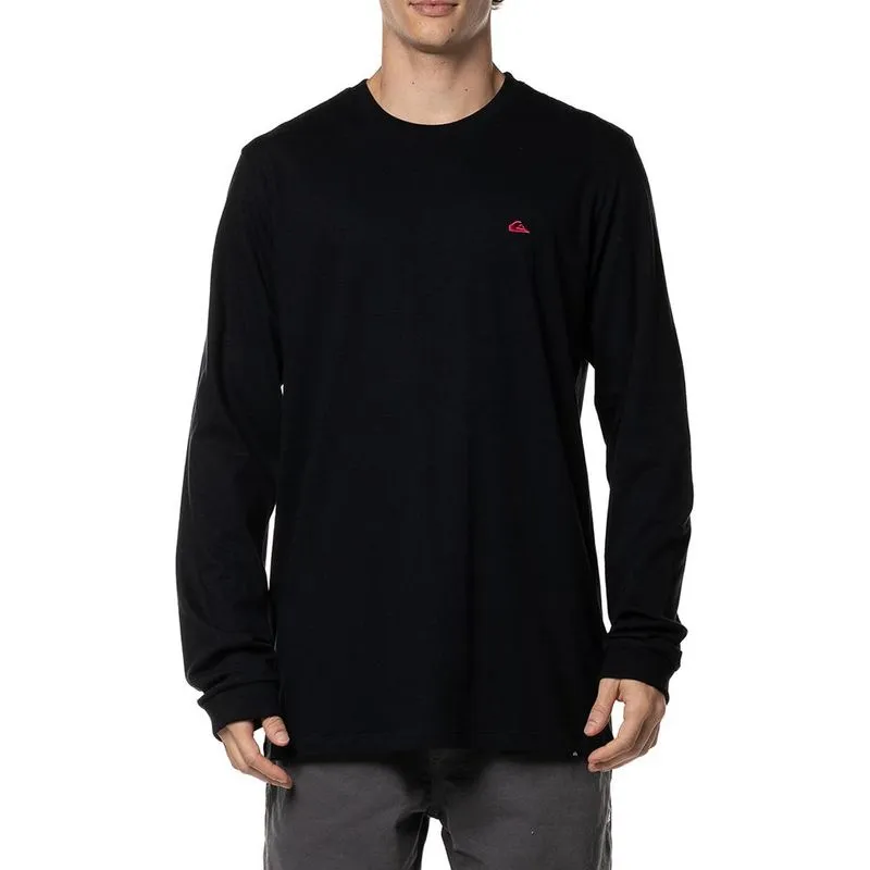 Camiseta Quiksilver Manga Longa Embroidery WT24 Preto GG / preto