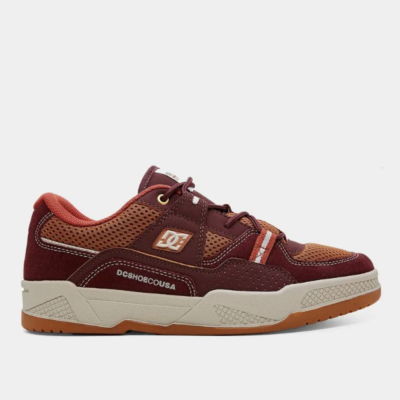 Tênis Couro DC Shoes Construct Masculino - Masculino - Marrom