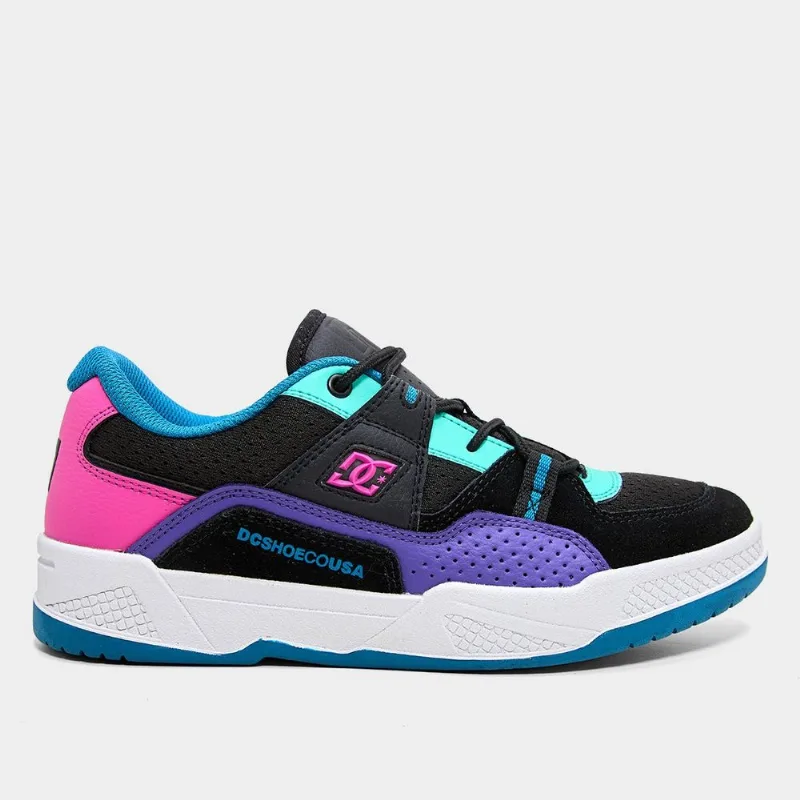 Tênis DC Shoes Construct Imp Feminino - Feminino - Preto+Branco