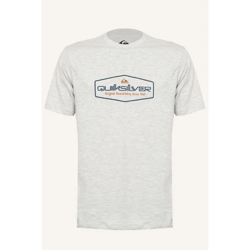 Camiseta Quiksilver M/C Omni Lock Up Cinza Claro Mescla-CINZA CLARO MESCLA-G - Quiksilver