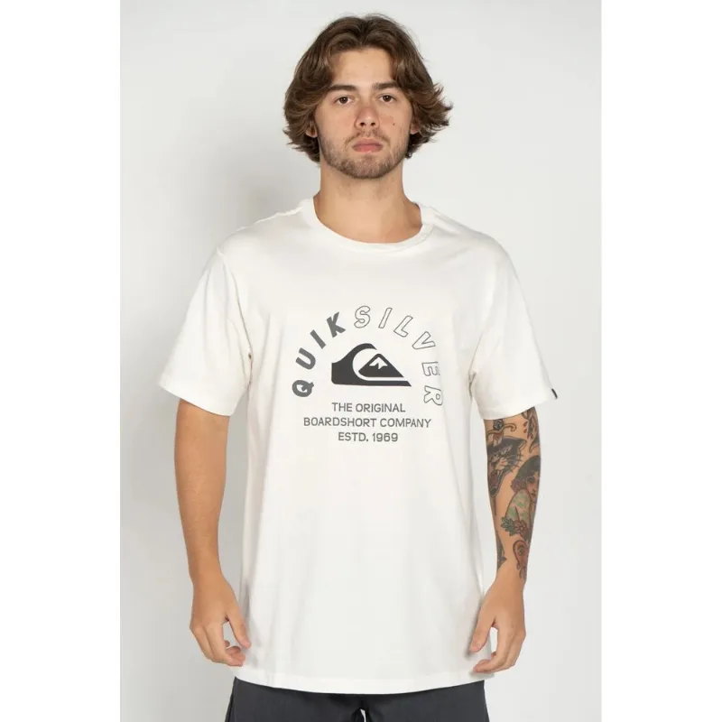 Camiseta Quiksilver M/C Mixed Signals Branco