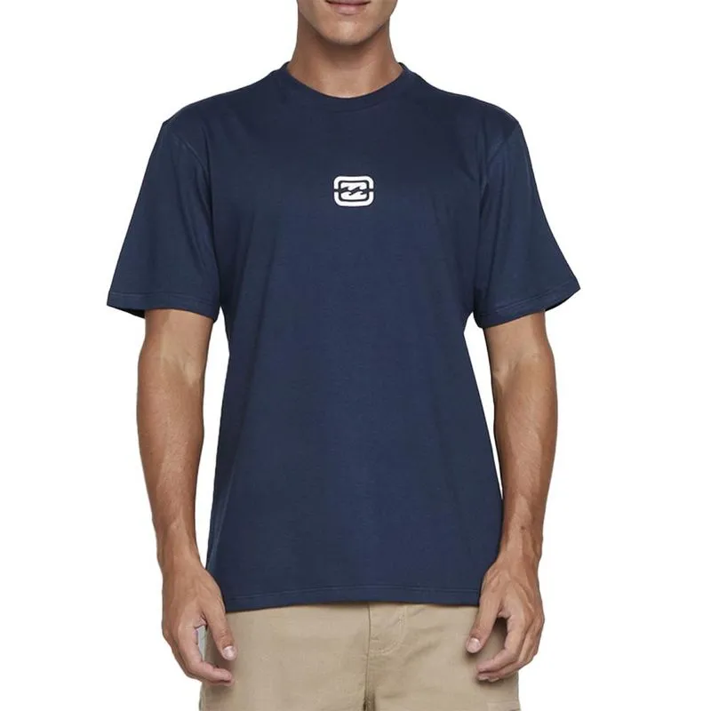 Camiseta Billabong Bracket Wave SM25 Masculina Marinho P / azul-escuro