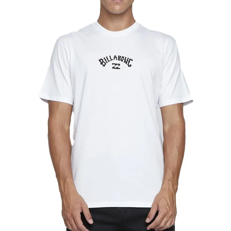 Camiseta Billabong Mid Arch SM25 Masculina Branco G / branco