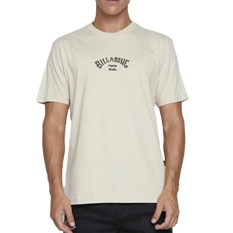 Camiseta Billabong Mid Arch Color SM25 Masculina Areia GG / begê
