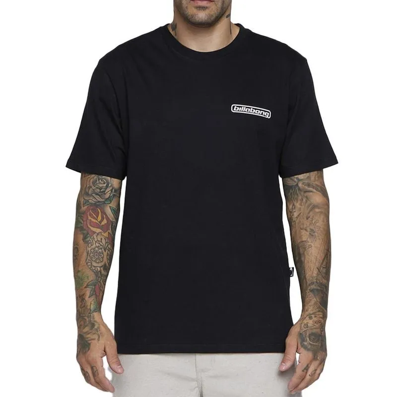 Kit 2 Camisetas Billabong Nuclear S25 Masculina Preto/Branco P / preto
