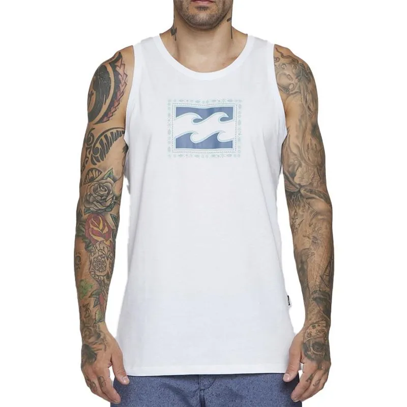 Regata Billabong Crayon Wave SM25 Masculina Branco G / branco